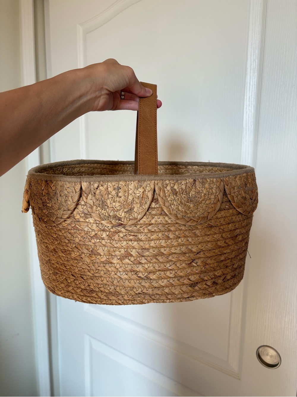Hearth and hand magnolia diaper caddy scalloped target